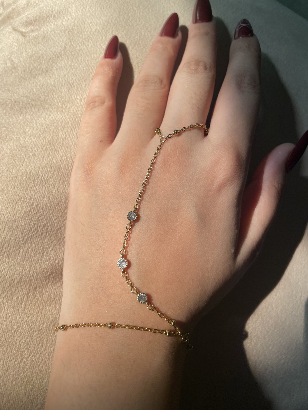 3 zircon handchain